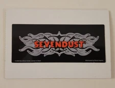 SEVENDUST Vintage 2000 Brand Imports VENDING MACHINE STICKER CARD + SLEEVE Metal