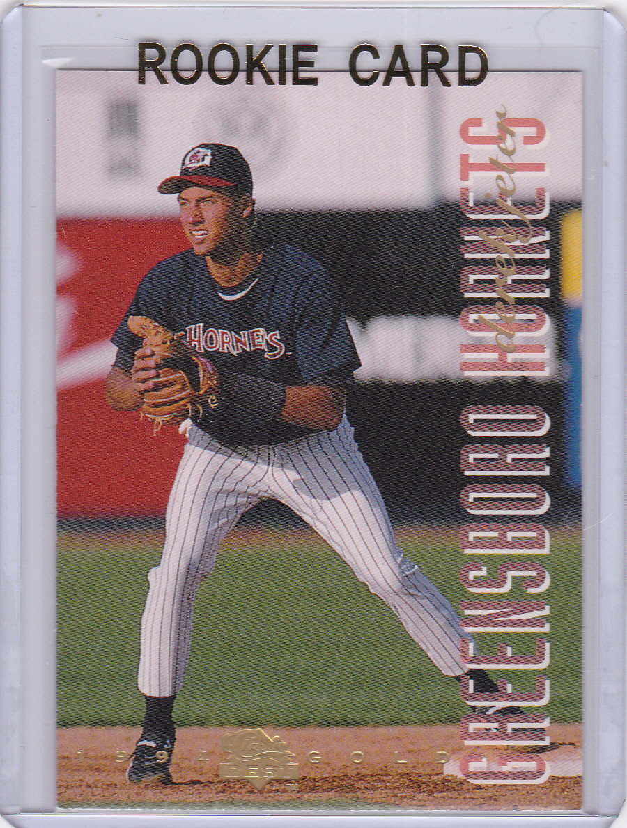 DEREK JETER ROOKIE CARD Classic GOLD RC Greensboro Hornets