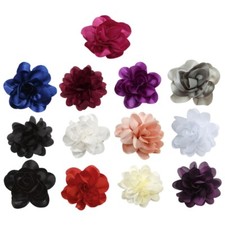 Unique Fabric Flower Lapel Pin Dainty Brooch Pin for Anniversary Celebrations