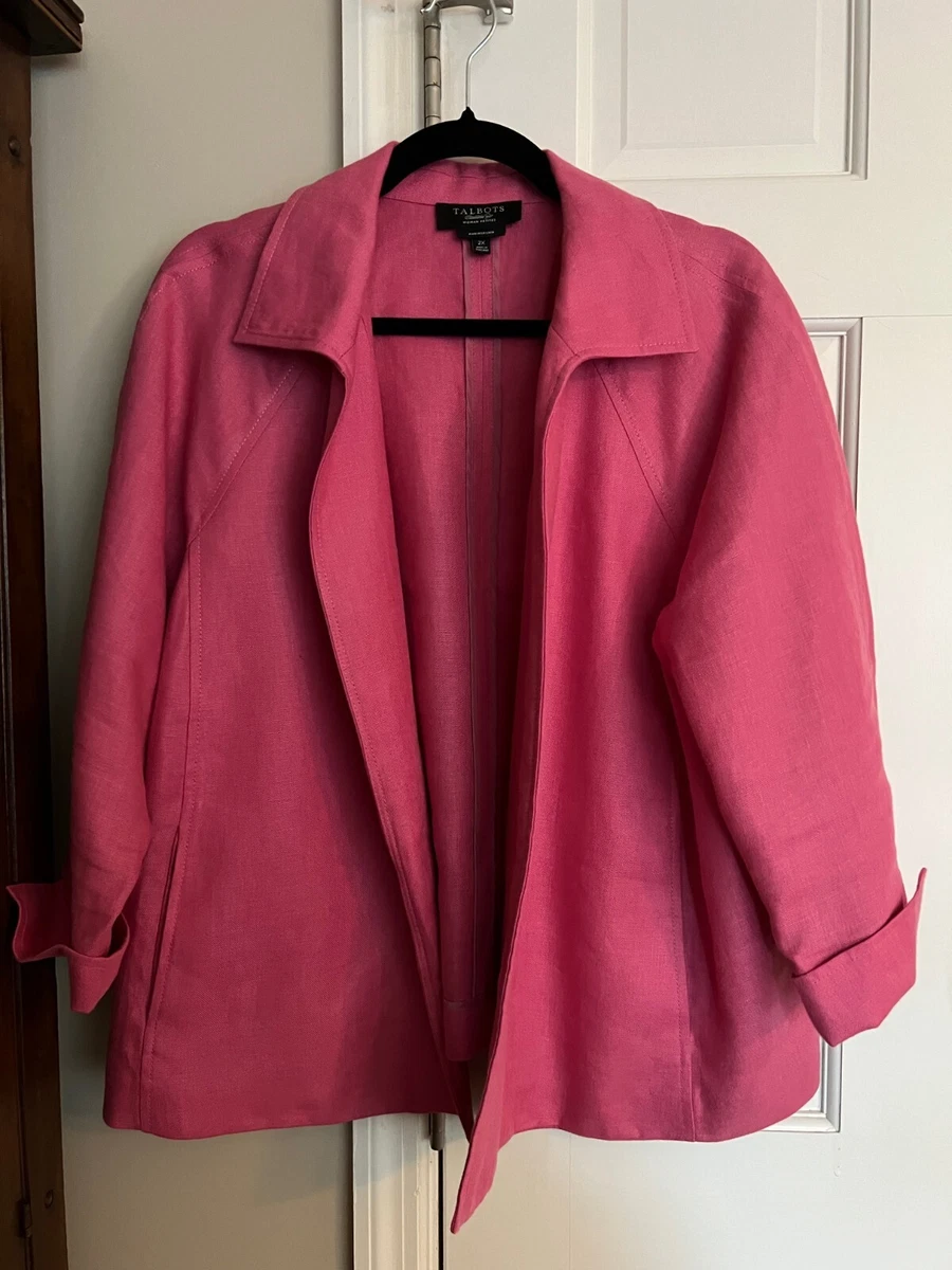 Talbots plus shop size blazers