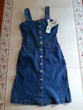 size s--blue denim midi skirt by jordache--new with tags
