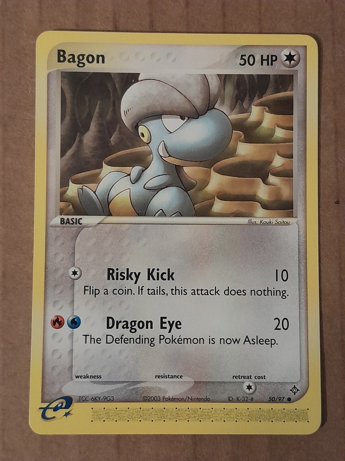 Pokemon Bagon 50/97 Ex Dragon Common NM-Mint See Pictures