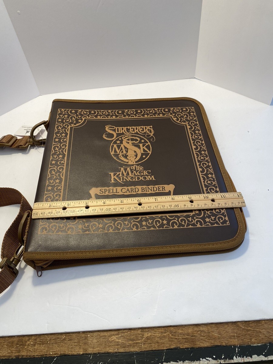 Disney Sorcerers Of The Magic Kingdom - Spell Card Binder . No Cards