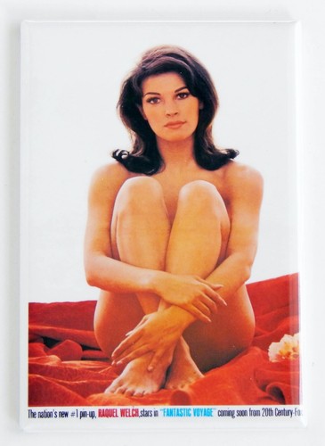 Raquel Welch KÜHLSCHRANKMAGNET Filmposter fantastische Reise - Bild 1 von 3