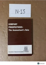 Company Prospectuses The Accountant's Role