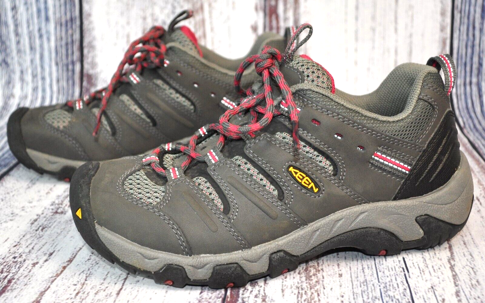 Scarpe da trekking Keen Koven Oakridge 1011280 da donna taglia 6 grigio rosso