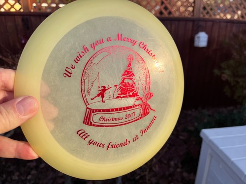 2007 Champion Orc Christmas Patent #'s Penned GLOW PFN Disc Golf Innova #2143 - Picture 6 of 13