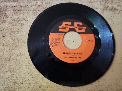 MINT- FOUNDER RON BOEN SIGNED 1967 Embermen Five Thats Why I Need You/Someone 45