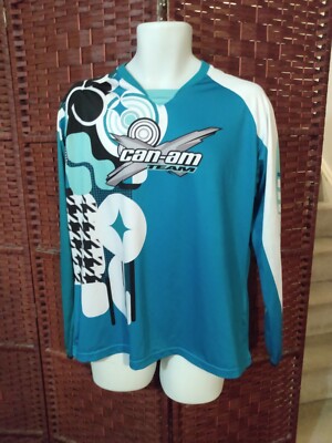 Women's can-am Team Jersey shirt Long Sleeve Off Road Motocross can am