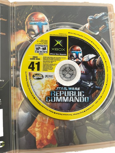 2005 ORIGINAL XBOX MAGAZINE DEMO DISC #41 STAR WARS: REPUBLIC COMMANDO - Picture 3 of 3