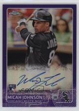 2015 Topps Chrome Rookie Purple Refractor 65/250 Micah Johnson #AR-MJ Auto 0c6
