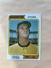 1974 Topps #173  (Washington) Padres Randy Jones Rookie NRMT Condition.