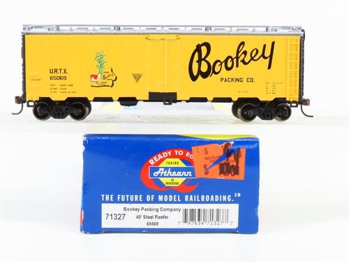 Refrigerador de acero de 40' escala HO Athearn 71327 URTX Bookey Packing Company #65069 | Condition: Used