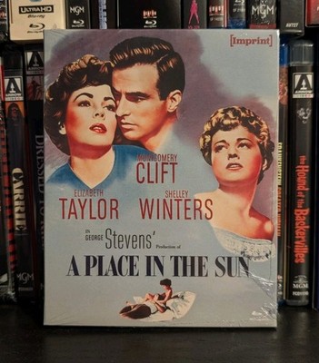 A Place in the Sun (1951) Blu Ray Imprint Films Elizabeth Taylor OOP NEW!
