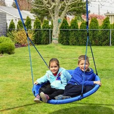 100cm Round Swing Kids Nest Swing Seat Children Garden Play for Indoor Outdoor