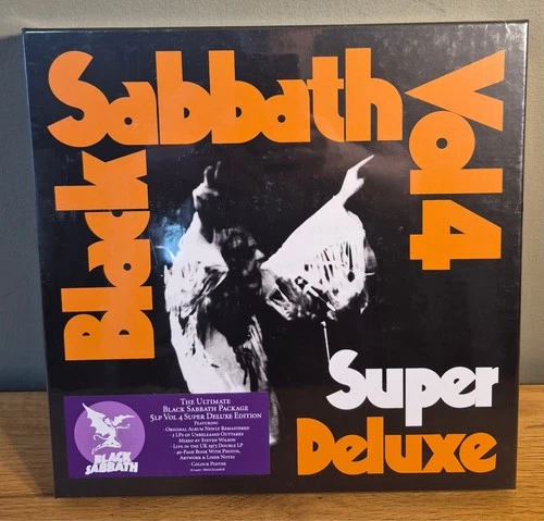 Black Sabbath Vol 4 Super Deluxe 5LP Box Set SEALED w/ Book & Poster Warner Rec