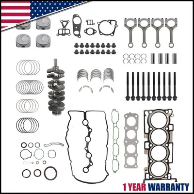 2.4L G4KJ Engine Rebuild Overhaul Kit- Crankshaft & Con Rods For HYUNDAI KIA - Image 1 of 4