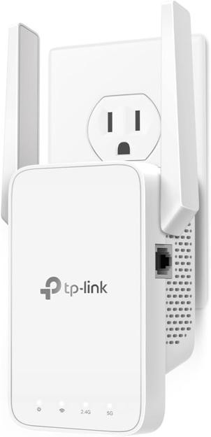 TP-Link AC1200 RE315 WiFi Extender, 5GHz/2.4GHz, Up to 1500 Sq.ft, 30 Devices,  