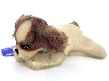 Steiff Floppy Cockie Cocker Spaniel Dog 1970s Mohair ID Button Tags 17cm 7in Vtg