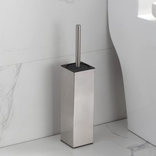 Toilet Brush Holder Freestanding,Brushed Nickel,304 Stainless Steel,SUS304 To...