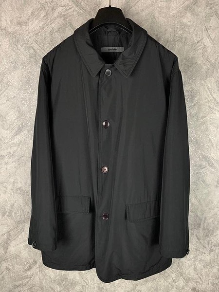 Men Strellson Trench Coat Black Polyester XXL