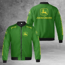 John Deere Lightweight, Windproof Bomber Jacket