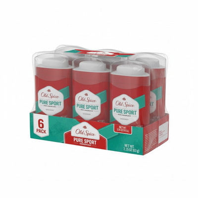 Old Spice High Endurance Deodorant for Men, Pure Sport Scent, 2.25 oz 6 pieces