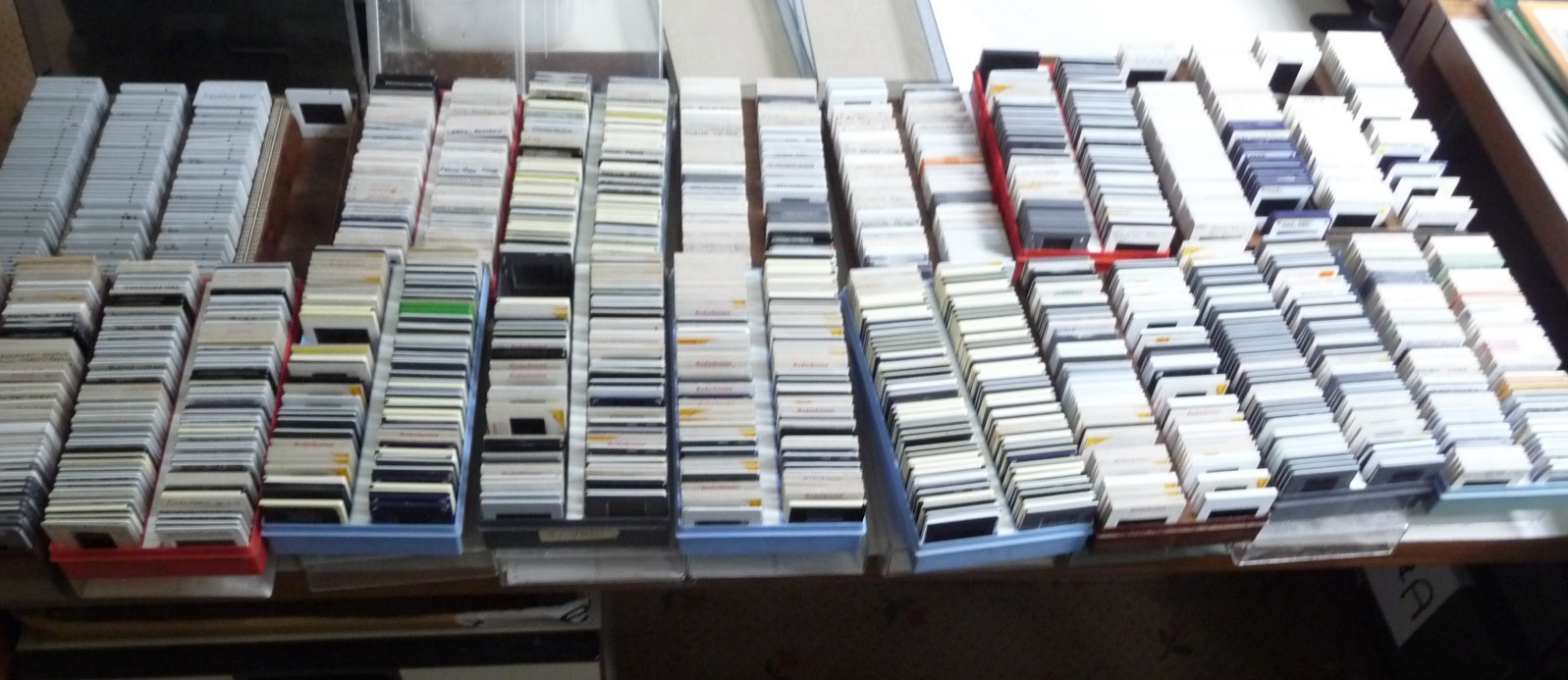 Slides 1960-90's  Color slides @1700 images in 17 storage box's-image