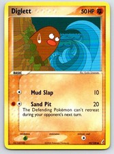 Diglett 50/100 Common Crystal Guardians Pokemon Lightly Played