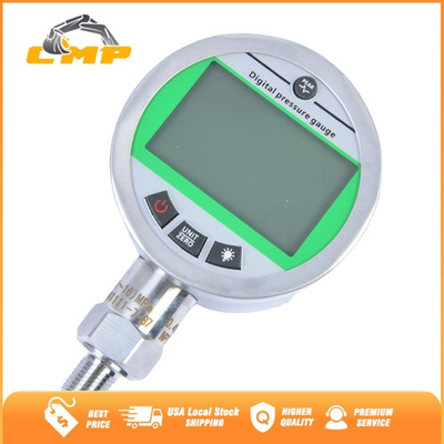 #ad Digital Pressure Gauge 16MPA 12000PSI Hydraulic Gas Water Pressure Gauge NPT1 4 $56.99