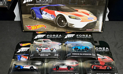 Hot Wheels 2017 Forza Motorsport Premium 5er-Set Porsche 911 GT3 RS BMW Ford OVP