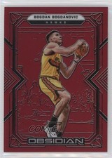 2021-22 Panini Obsidian Electric Etch Red Flood Bogdan Bogdanovic #51 12tf