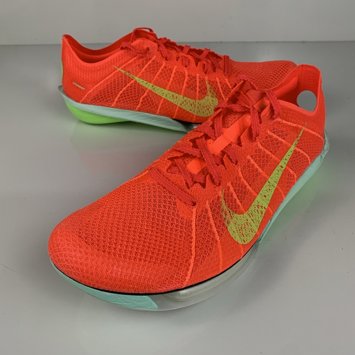 Size 9.5 - Nike Air Zoom Victory 2 Bright Crimson Lime Blast for