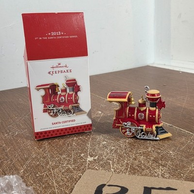Hallmark Christmas Ornament Santa Certified 2013 Signed By Artist Ken Crow