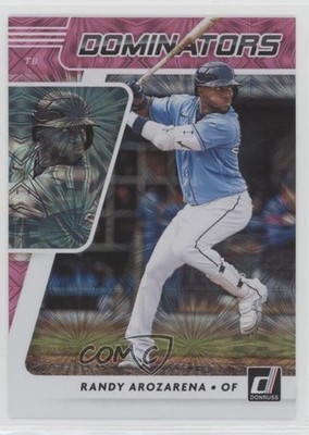 2021 Panini Donruss Dominators Pink Fireworks Randy Arozarena #DOM4 0bt4