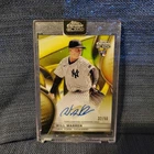 2025 Topps Chrome Black Will Warren GOLD REFRACTOR AUTO AUTOGRAPH RC /50 YANKEES