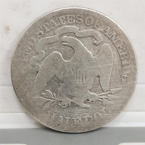 LOW BALL 1877 50 C SEATED LIBERTY HALF DOLLAR - Bild 2 von 2