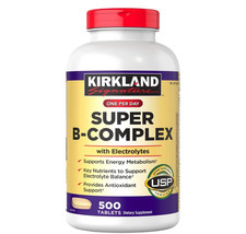 Kirkland Signature Super B-Complex with Electrolytes, 500 Tablets FREE SHIP
