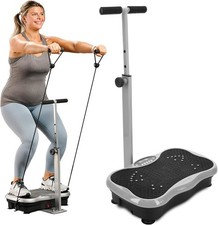 Lifepro TrimLite Vibration Plate Exercise Machine -Handlebars  Bluetooth Speaker