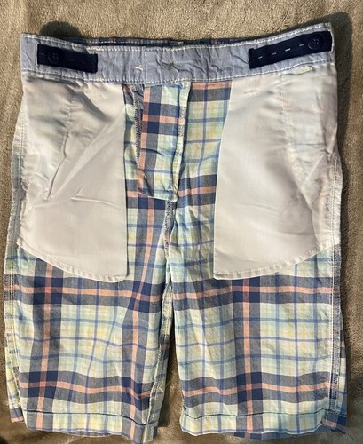 Carters Plaid Shorts Boys Size 8 Barely Worn Boys Clothing 100% COTTON - Picture 4 of 4