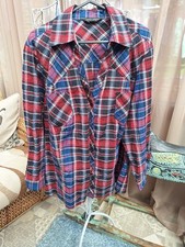 Ladies shirt by D P, size 20, C48ins, L28ins, striped, cotton, cool, light, vvgc