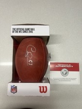 Wilson NFL 'The Duke' Official Game Ball Signed Chris Lindstrom Atlanta Falcons