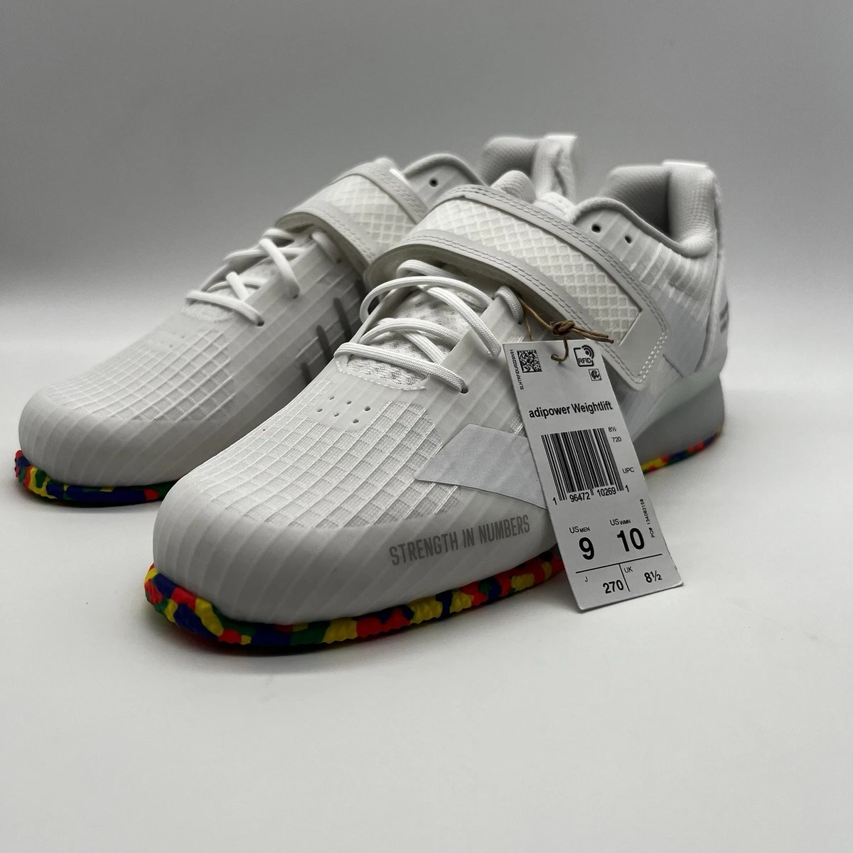 adidas adiPower Weightlifting Shoes Core White | eBay