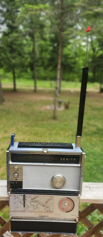 Mid-Century Zenith Transoceanic Multi-Band Royal ~ Model 3000 ~ Working 
