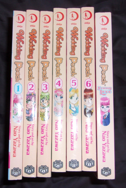 Wedding Peach English Manga Vol 1-6 + Young Love Complete Set Viz by Nao Yazawa