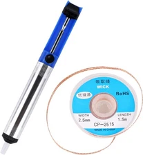Desoldering Wick, solder braid with 2.5mm Width, 1.5m Length and Solder... 