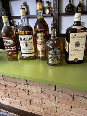 Verschiedene Whiskysorten