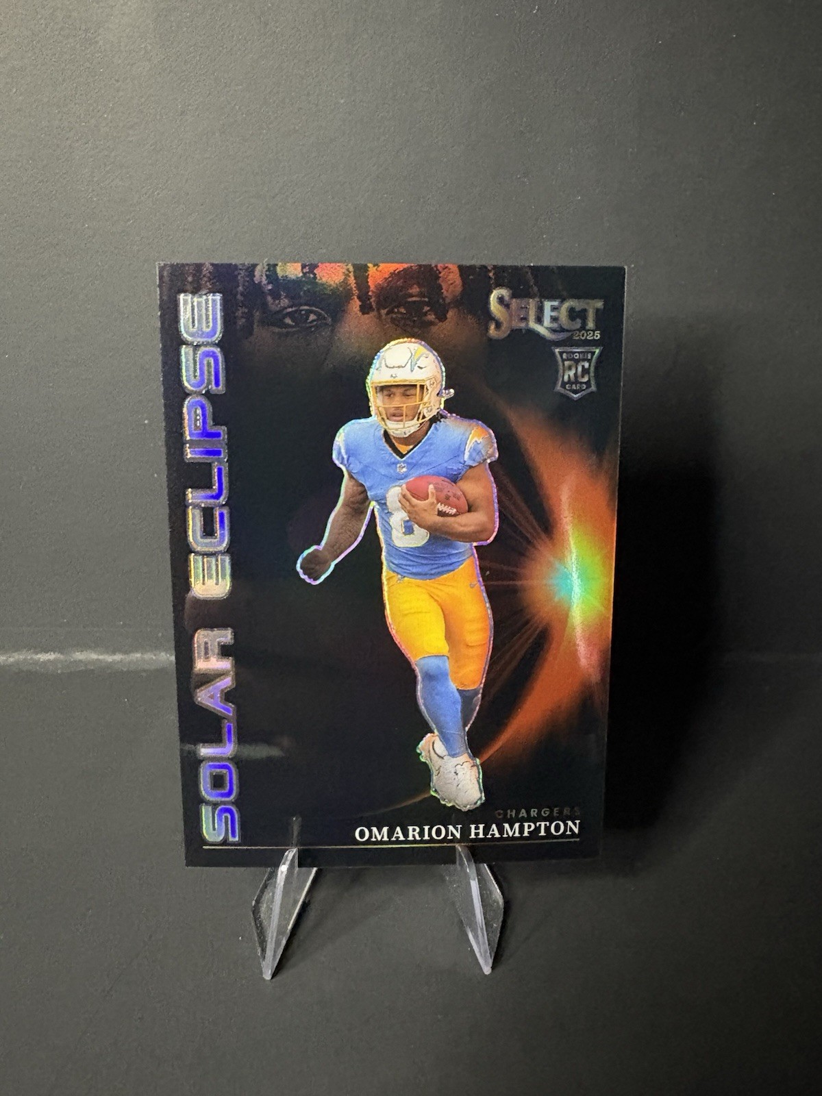 2025 Panini Select- Omarion Hampton Solar Eclipse RC Case Hit SSP Chargers