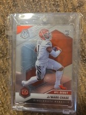 2021 Panini Mosaic - No Huddle Prizm Silver #247 Ja'Marr Chase RC