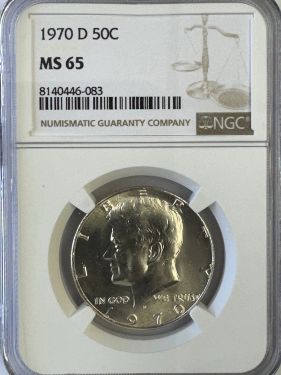 MS 65 Graded 1970 Kennedy US Half Dollars (1964-Now) for sale | eBay